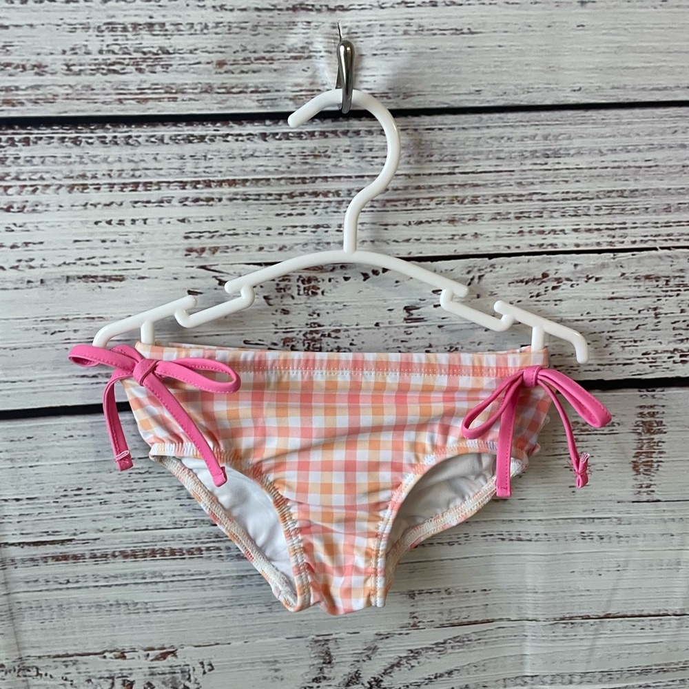 Cheeky Plum // Floral Stripe and Gingham Baby Swimsuit Set - Picture 4 of 5